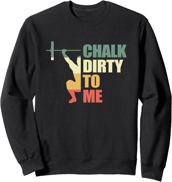 Retro Gewichtheben Langhantel - Vintage Gewichtheber Sweatshirt