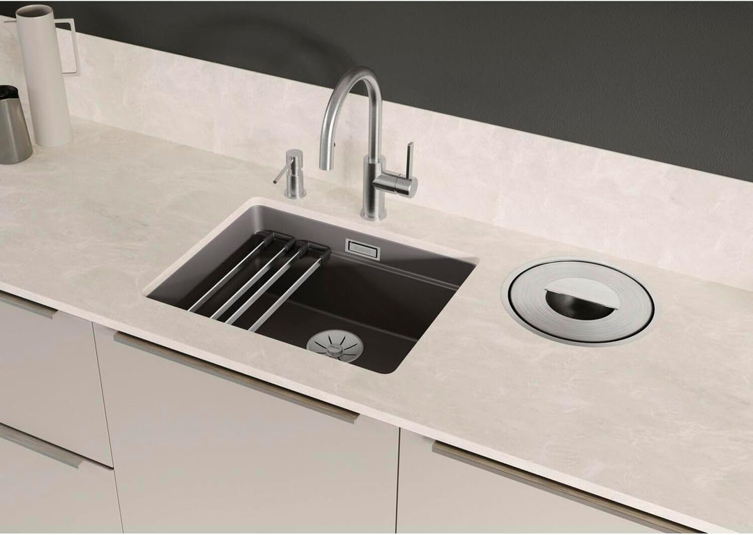 BLANCO ETAGON 500-U | SILGRANIT cafe | Einbauart: Unterbau | ohne Ablauffernbedienung, mit Zubehör |
