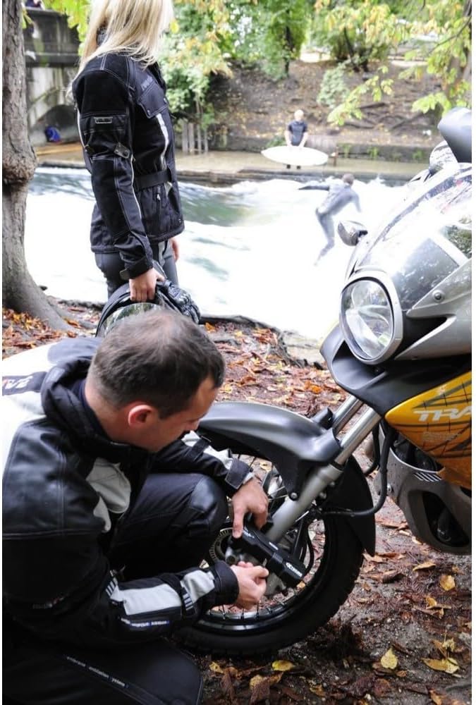 ABUS Bügelschloss Granit Power 58/140HBIII – starkes Motorradschloss mit doppelter Verriegelung – AB