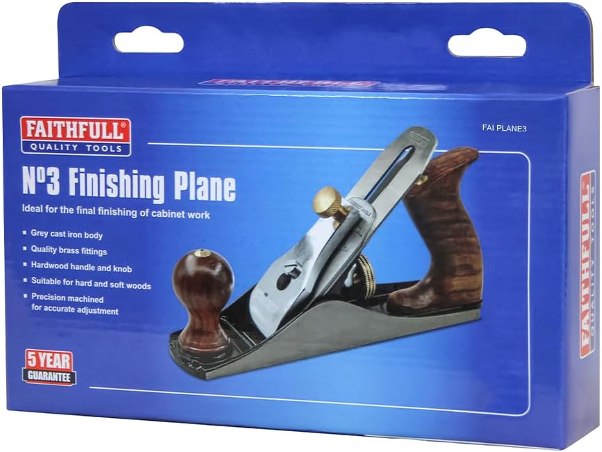 Faithfull - Nr.3 Finishing Plane - FAIPLANE3 Single, Single