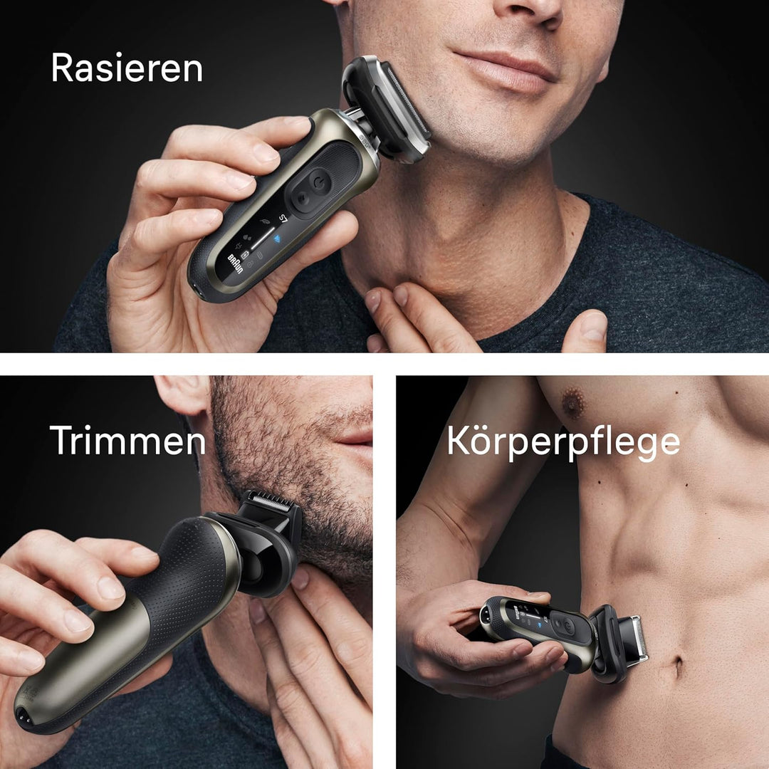 Braun Series 7 Elektrorasierer für Herren, Nass- und Trockenrasur, Turbo und Standard Modus, Wasserd