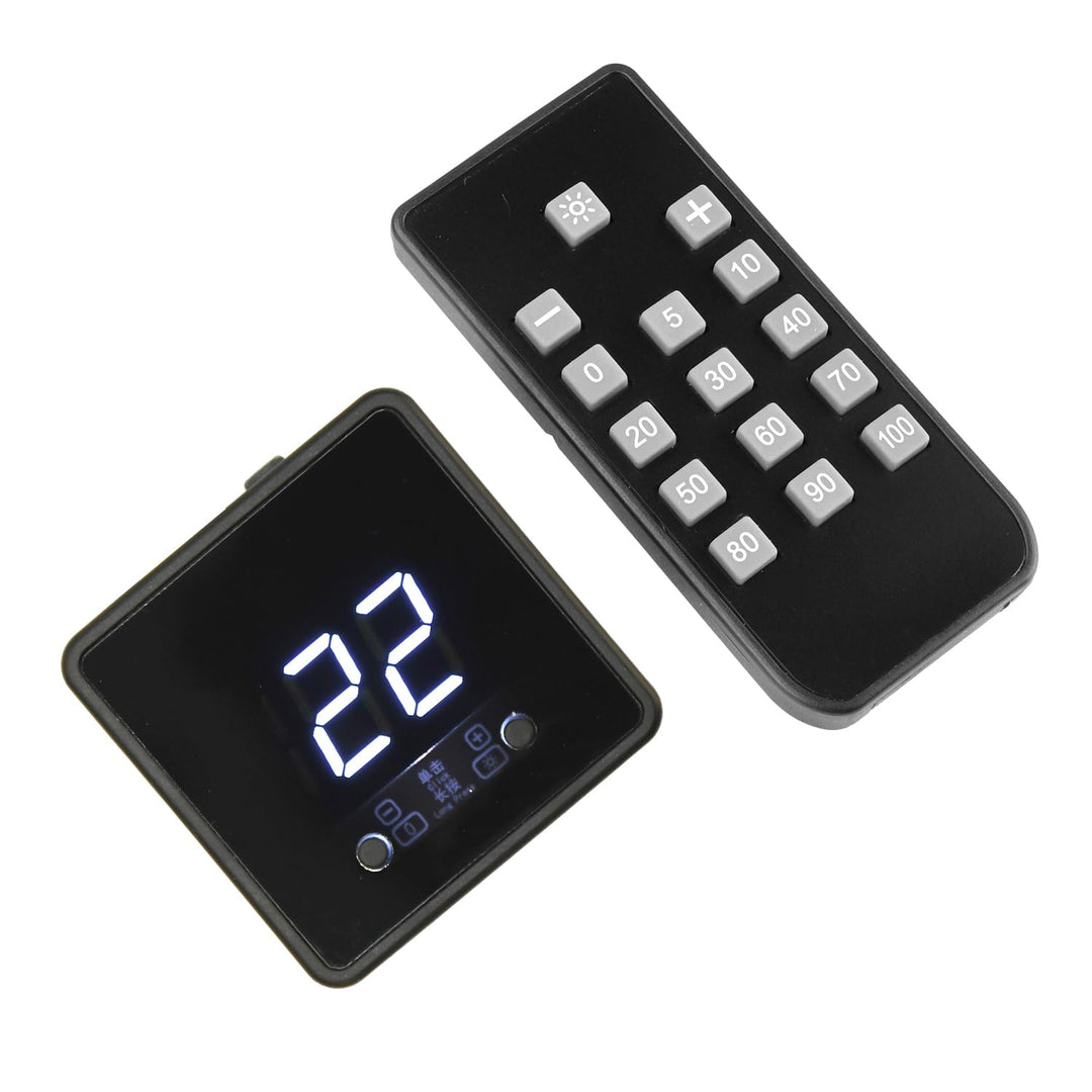 Aideepen 4 Pin 12V PWM-Lüfterregler, 60W 4 Draht Fan Speed Controller mit Fernbedienung und Bildschi