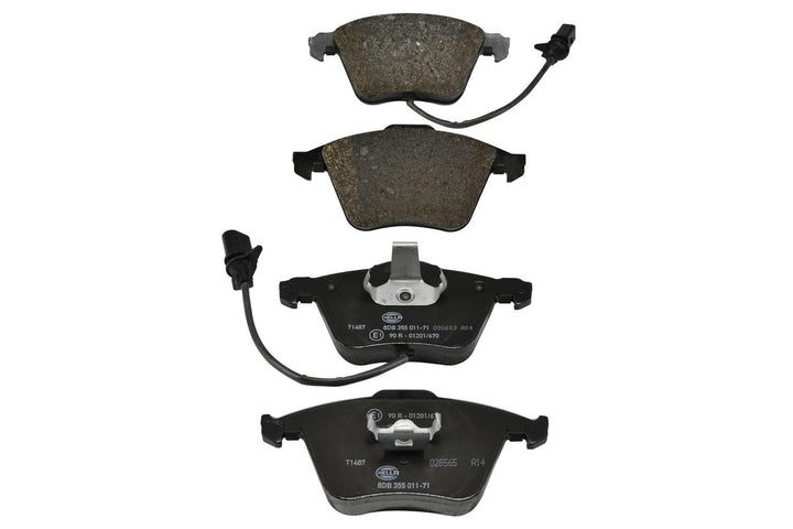 HELLA PAGID 8DB 355 011-711 Bremsbelagsatz - T1487 - Dicke/Stärke: 20.3mm - Bremssystem: Teves - mit