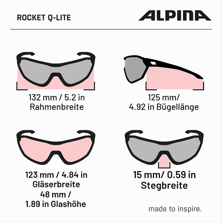 ALPINA Unisex Sport- &amp; Fahrradbrille Sportbrille (1er Pack) Einheitsgrösse olive matt, Einheitsgröss