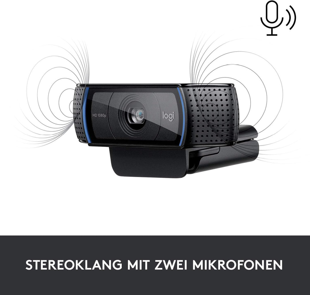 Logitech HD Pro Webcam C920 Farbe 1920 x 1080 Audio USB 2.0 H.264 1080p Full HD