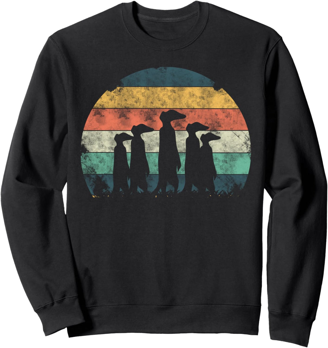 Erdmännchen Surikate Scharrtier Afrika Zoo Erdmännchen Sweatshirt