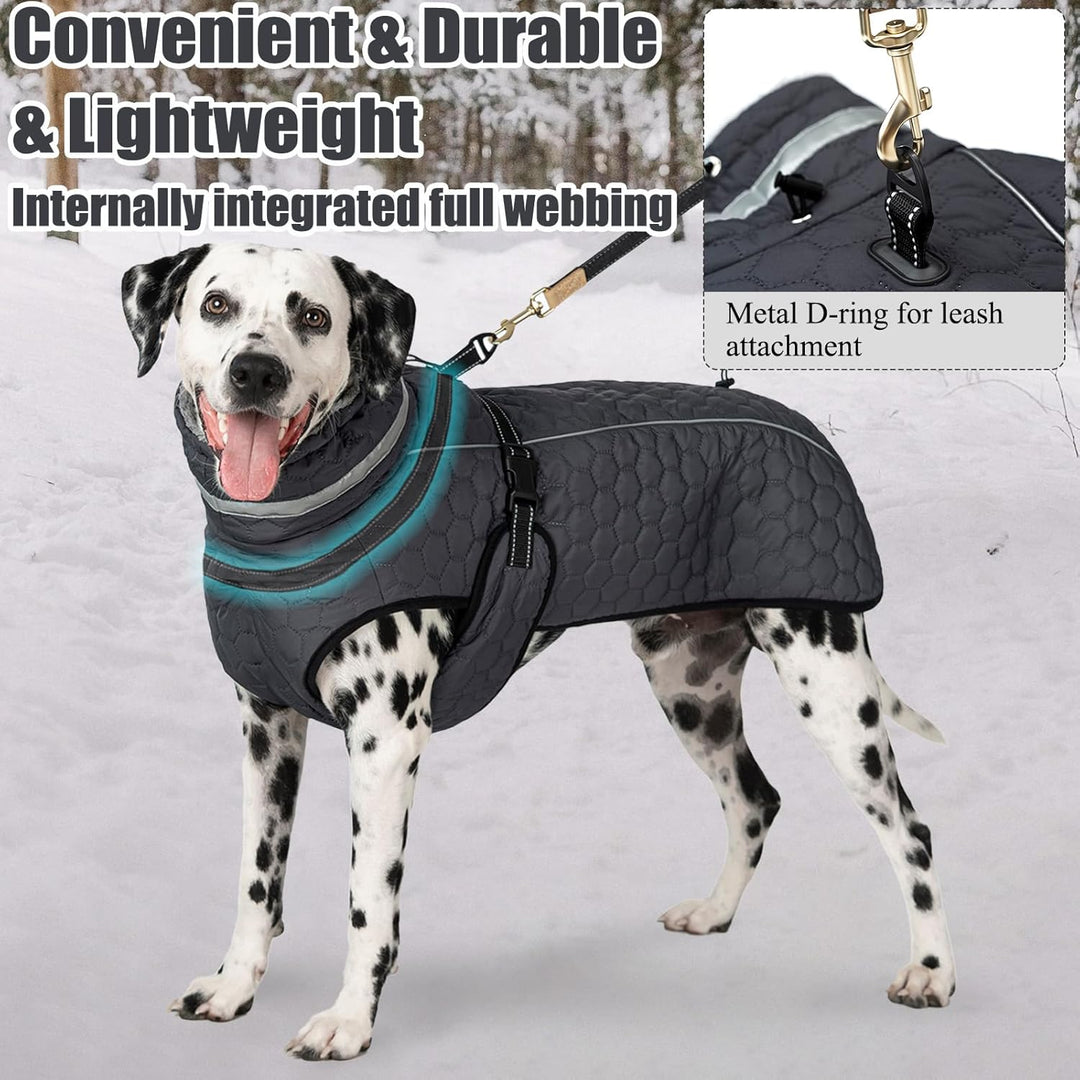Hundejacke Winter Mantel Hund Wasserdicht Regen Hundemantel Warm Reflektierend Wintermantel Hund Fle