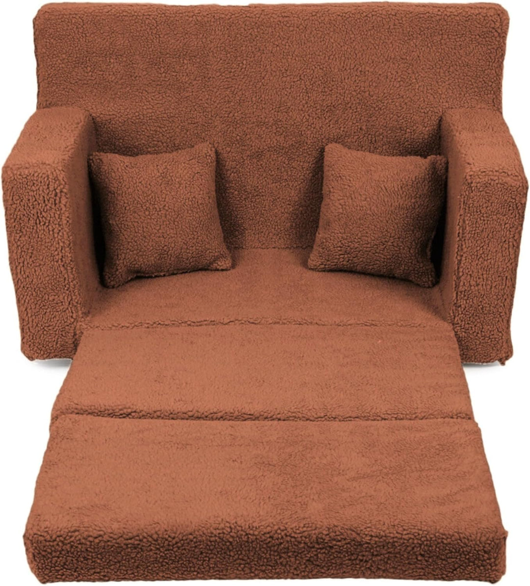 Flumi Personalisierte Kindercouch 92x40x60 Kindersofa mit Schlaffunktion 3in1 + Gravur Kindername -