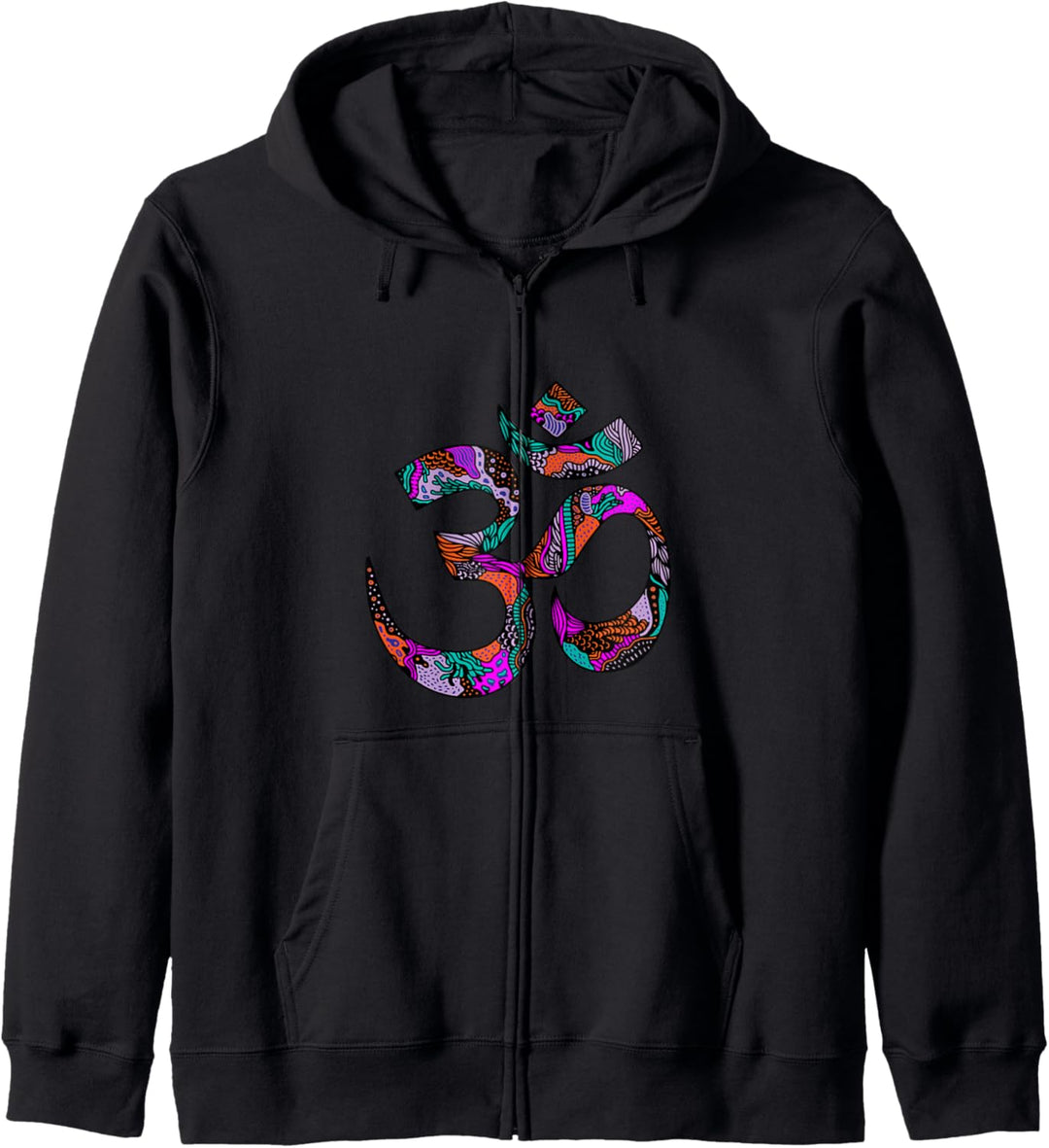 Yoga Om-Symbol Outfit Geschenk Yogi Damen Herren Yogalehrer Kapuzenjacke