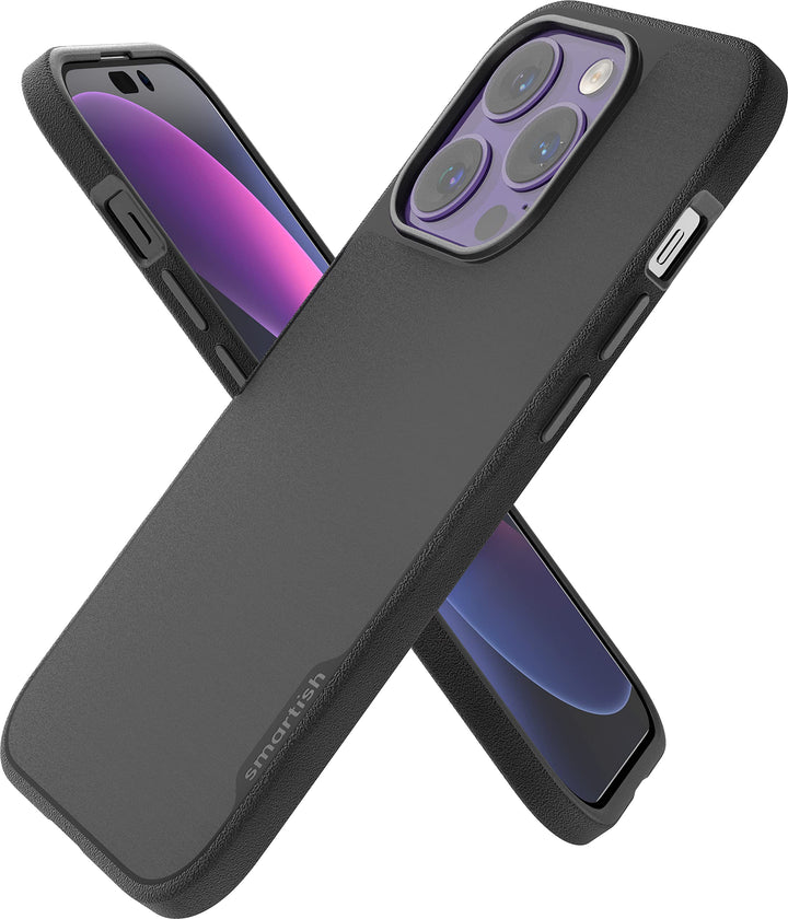 Smartish iPhone 14 Pro Slim Case – Gripmunk kompatibel mit MagSafe [leicht + schützend] Dünne Griffa