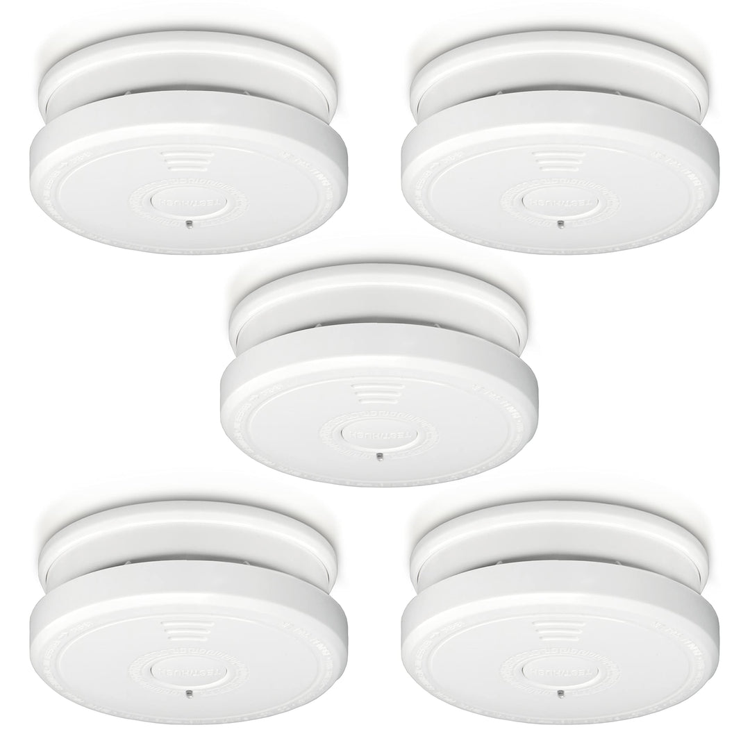 Alecto SA20 Rauchmelder Set - mit Time-Out Taste - Test und Reset Taste - Alarm >85-10 Jahre Sensor