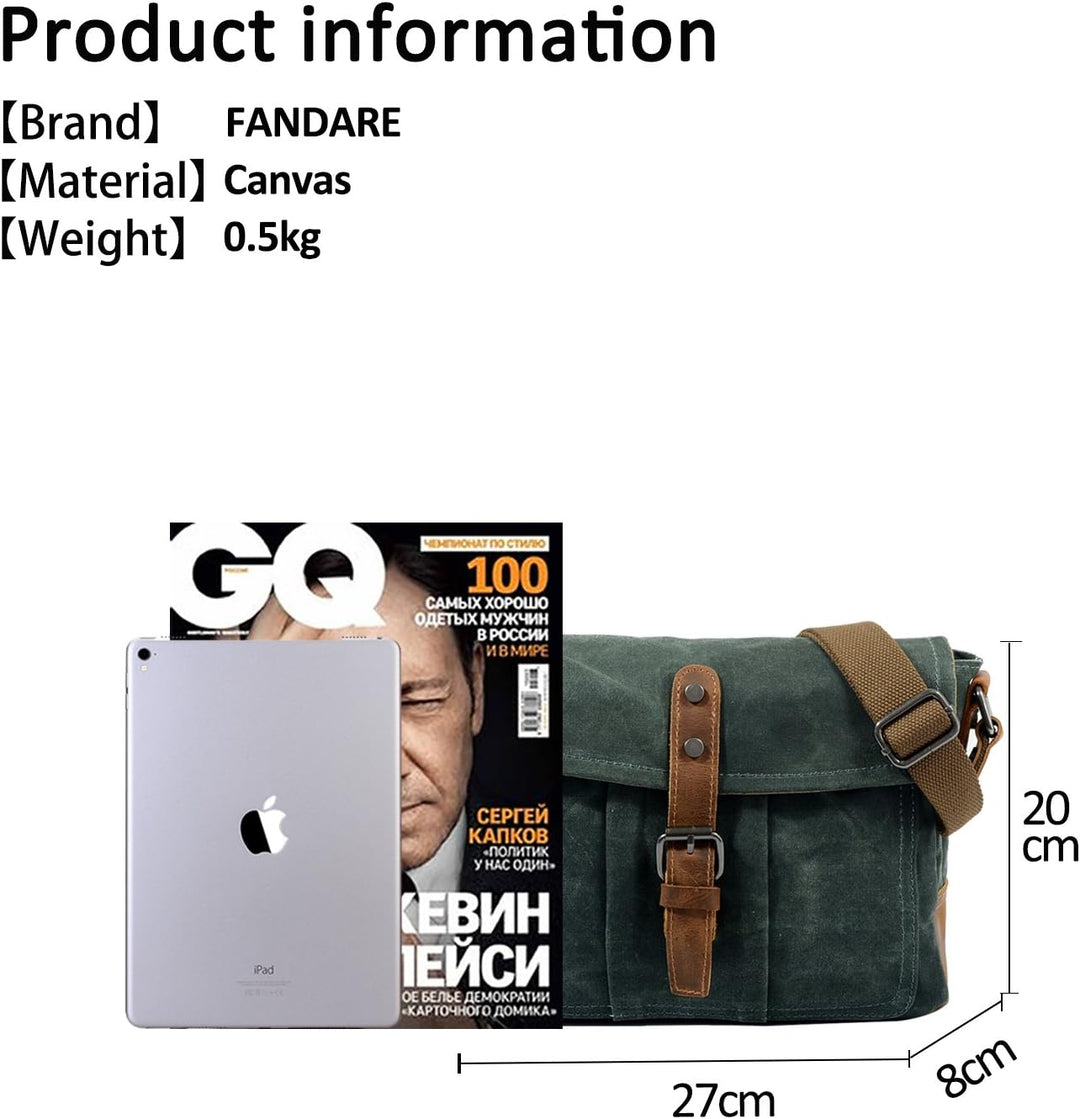FANDARE New Umhängetasche für Laptop, 7,9 Zoll (7,9 Zoll), Umschlagtasche, Herren, Handel, Reise, mu