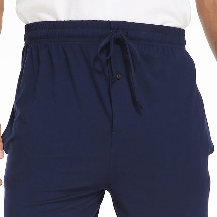 North Bund Herren Schlafanzughose Kurz Pyjamahose 2er Pack Schlafshorts Freizeithose Sommer Nachtwäs