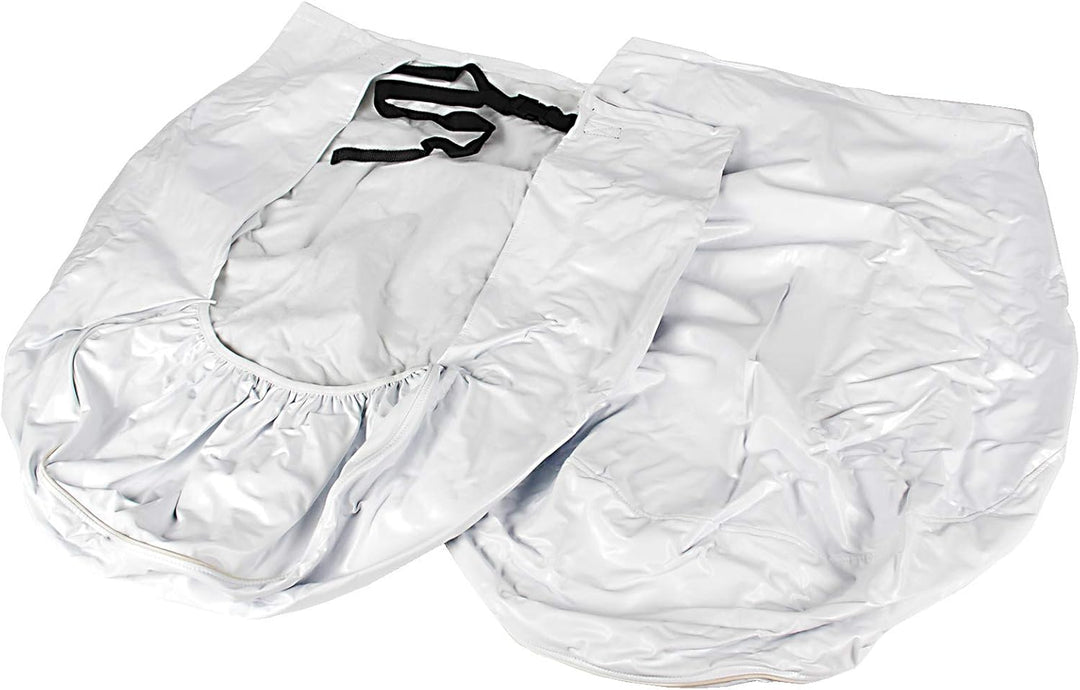 Camco 45321 Vinyl-Rad- und Reifenschutz, 2 Stück (61 cm - 66 cm, weiss). 24-26" weiss, 24-26" weiss