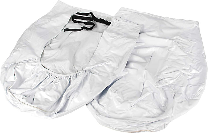 Camco 45321 Vinyl-Rad- und Reifenschutz, 2 Stück (61 cm - 66 cm, weiss). 24-26" weiss, 24-26" weiss