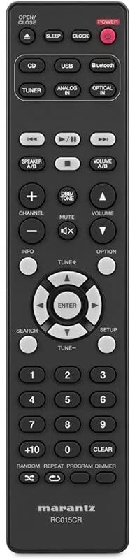 Marantz Melody (M-CR412) HiFi Anlage, CD-Player, DAB+ Radio, Bluetooth, 2 Optische TV-Eingänge, USB-