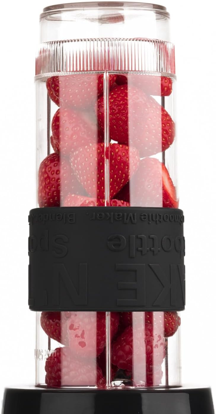 SWEISS Mini-Blender, tragbarer Mixer, Smoothie MOOV9, 2 Trinkflaschen à 570 ml mit Reiseverschluss,