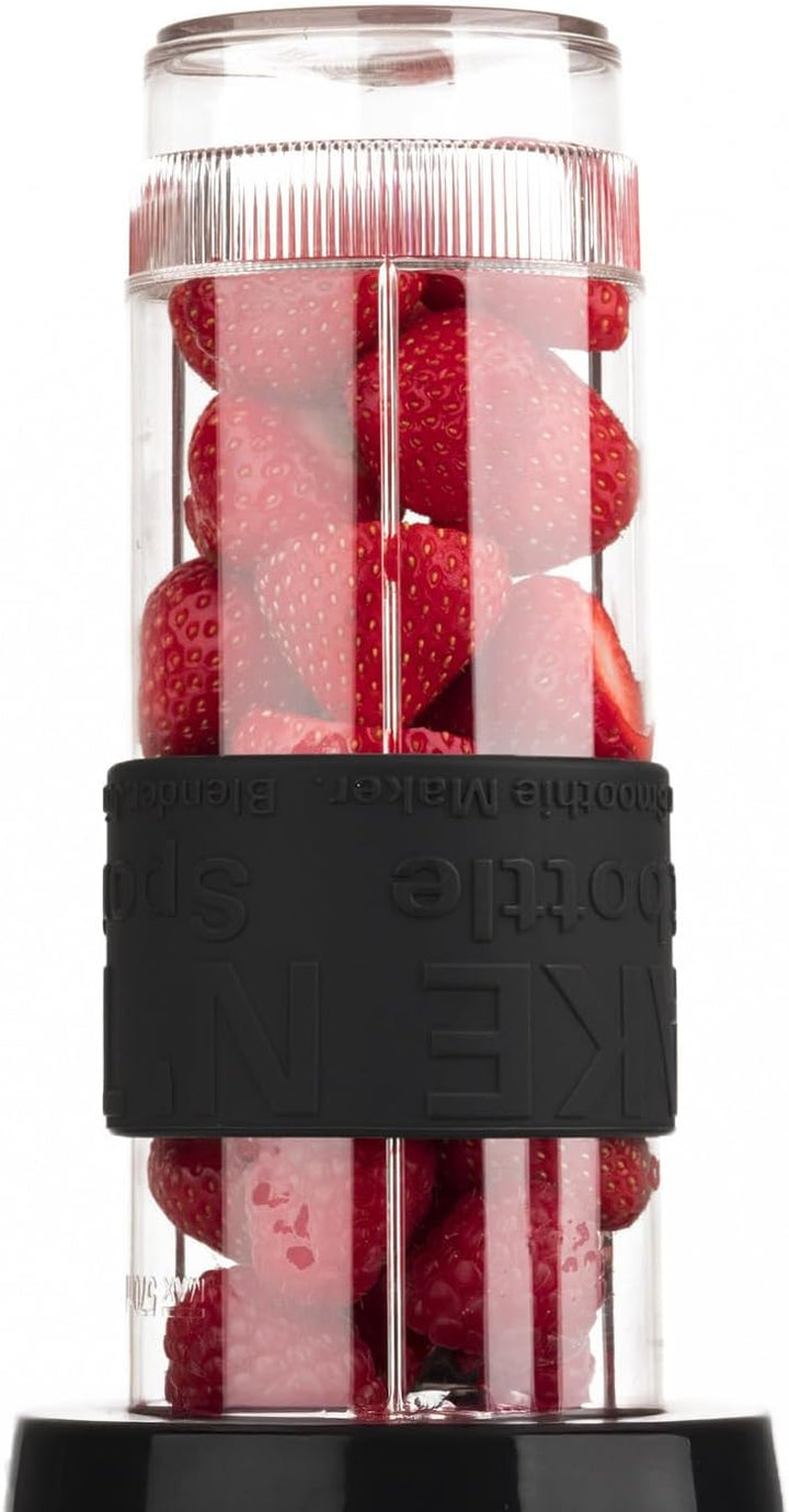SWEISS Mini-Blender, tragbarer Mixer, Smoothie MOOV9, 2 Trinkflaschen à 570 ml mit Reiseverschluss,