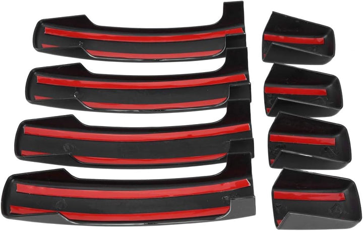 Headerbs Türgriffabdeckung, 4 Stück Auto Glossy Black Aussentürgriffabdeckung für Range Rover Sport