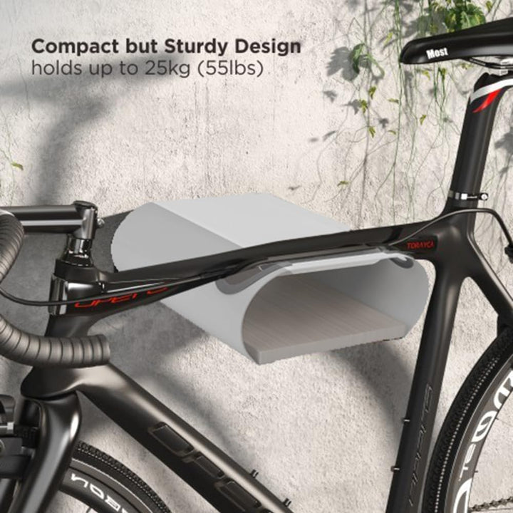 Maclean MC-466 Fahrrad-Wandhalterung Wandfahrradträger Horizontal Fahrradwandhalterung Fahrradhalter