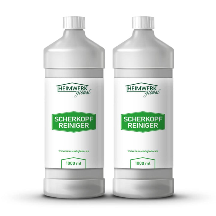 Heimwerkglobal Scherkopfreiniger 2x 1 Liter Nachfüllflüssigkeit für Reinigungskartuschen