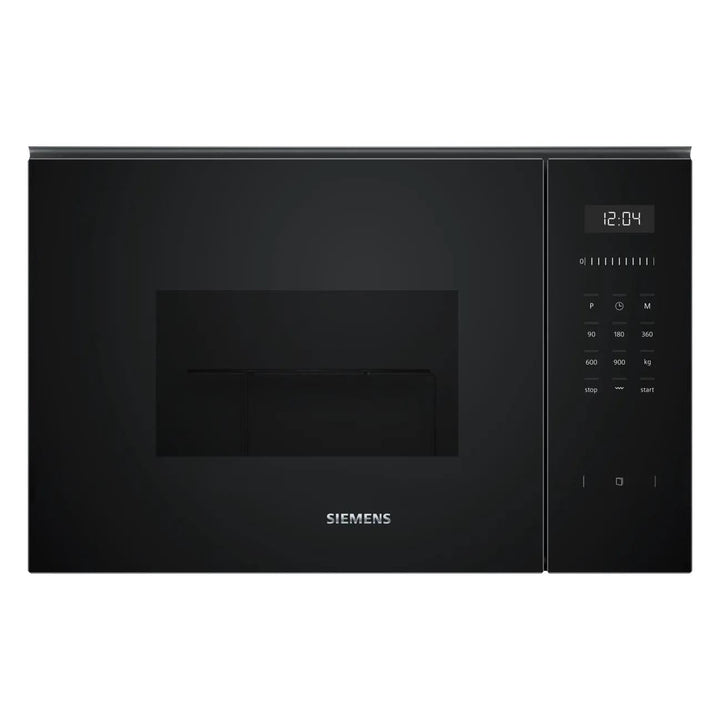 Siemens BE555LMB1 iQ500, Einbau-Mikrowelle mit Grillfunktion, 59 x 38 cm, 900 W, 25 L Garraum Edelst