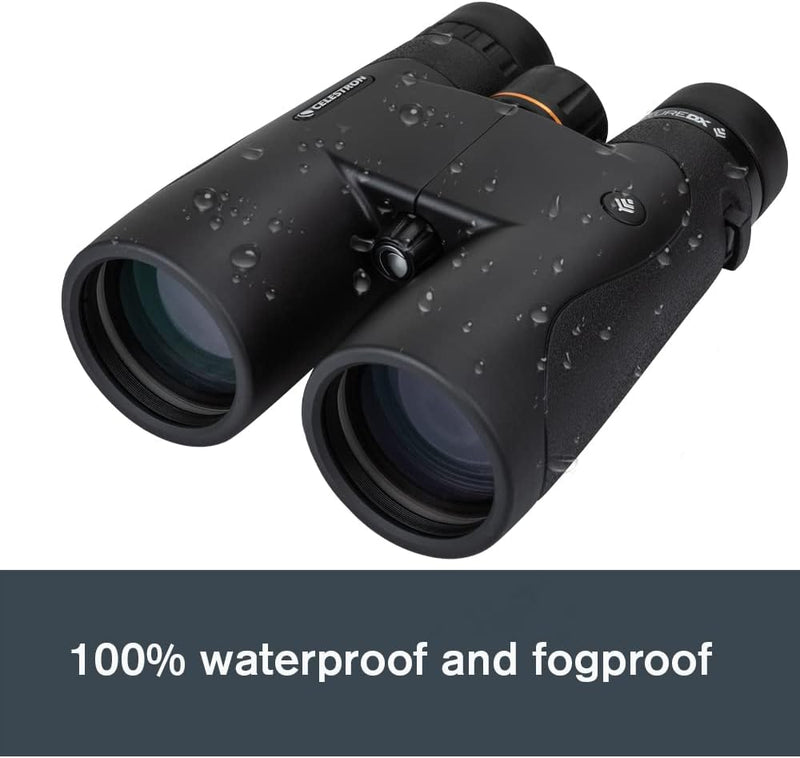 Celestron 72325 Nature DX 10x50 Fernglas für Natur- und Vogelbeobachtungen, vollvergüter mit BaK-4-P