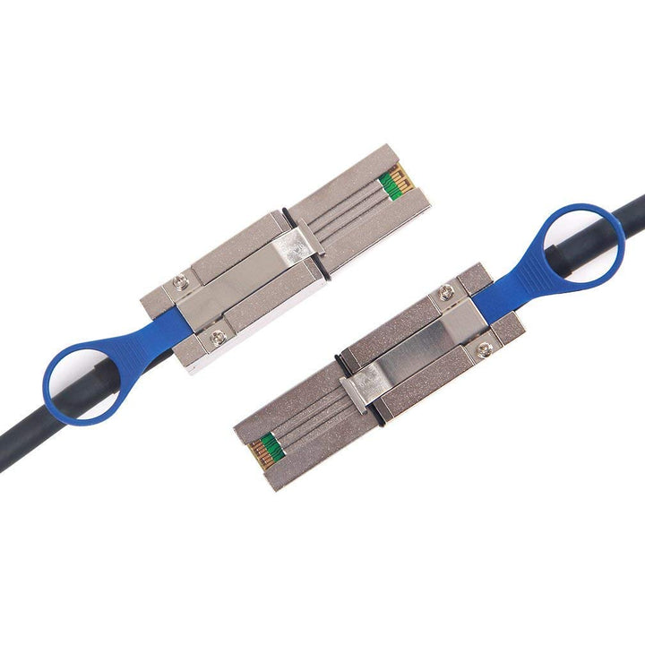10Gtek 6G External Mini SAS Kabel SFF-8088 zu SFF-8088, 100-Ohm, 0.5-Meter(1.65-ft) SFF-8088 to SFF-