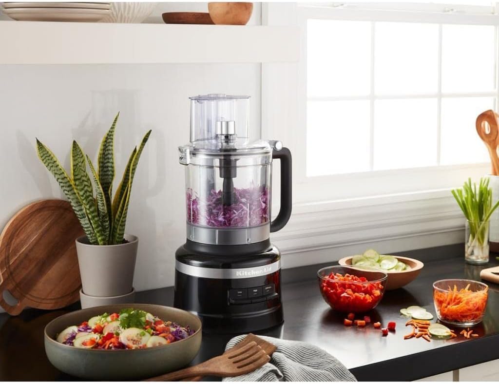 Kitchenaid 5KFP1319EOB 3,1 Liter Hochglanz Schwarz Küchenmaschine