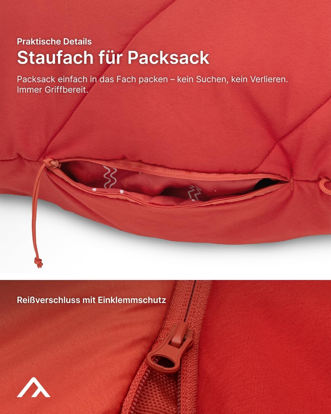 qeedo Buddy Junior Camping Schlafsack Kinder (10-25°C) 3 Jahreszeiten - Kinderschlafsack Mädchen Jun