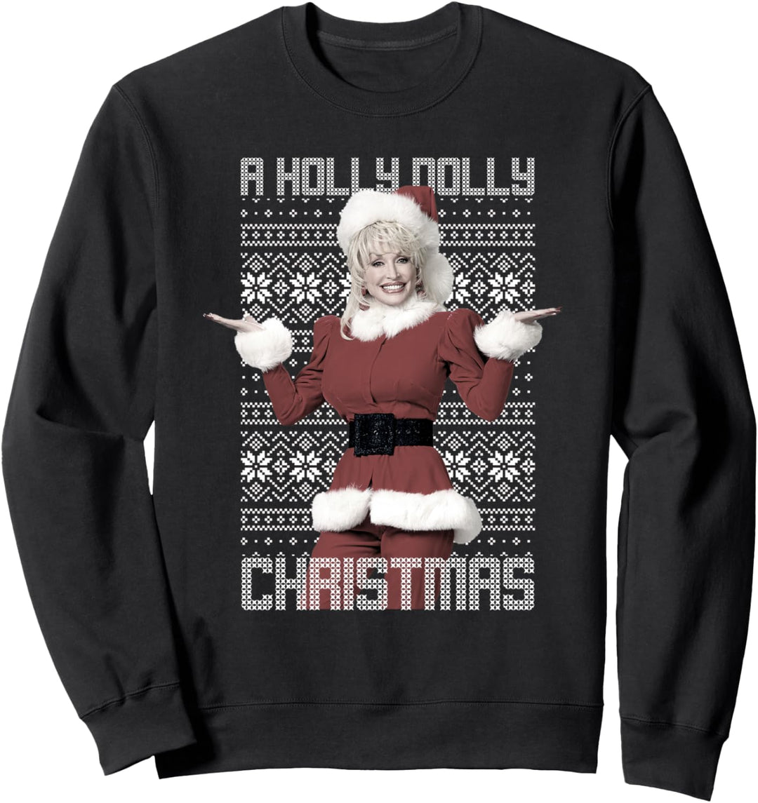 Dolly Parton Weihnachtspullover Sweatshirt
