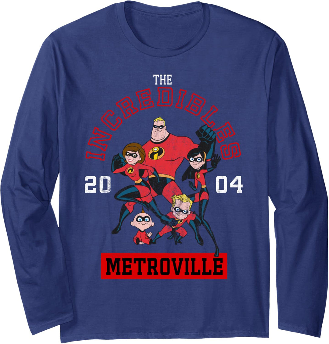 Disney Pixar Incredibles Collegiate Family Langarmshirt