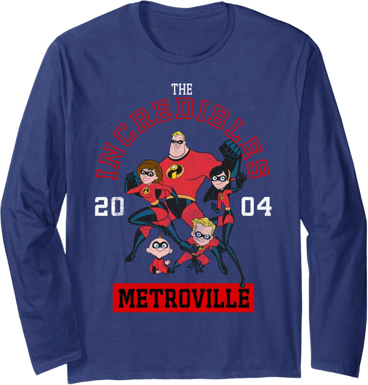 Disney Pixar Incredibles Collegiate Family Langarmshirt