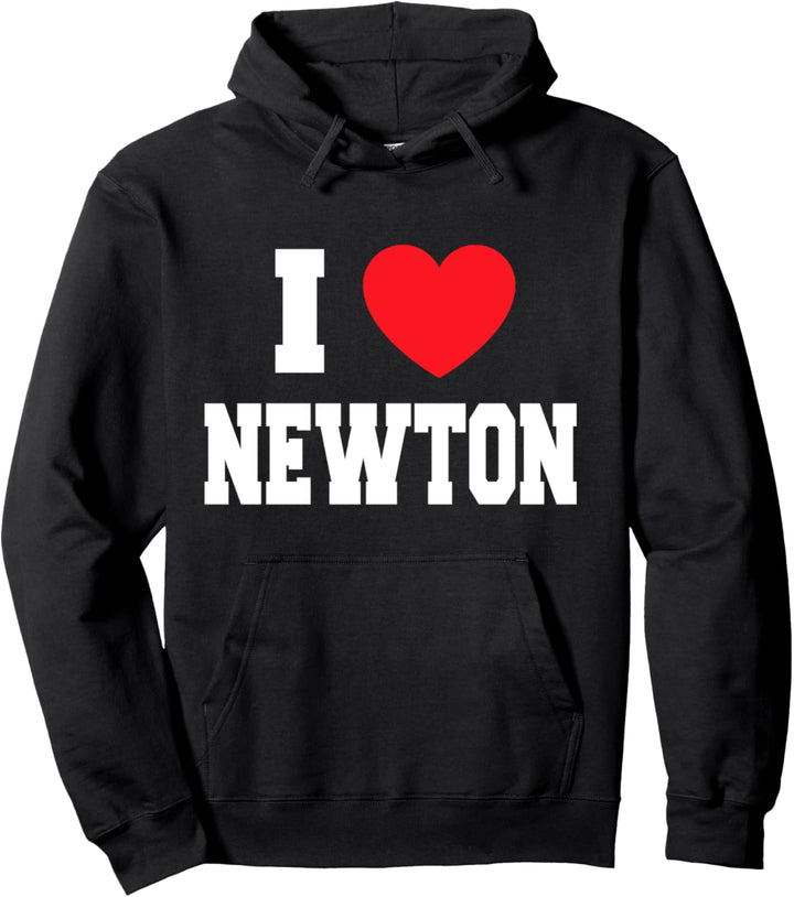 Ich liebe Newton Pullover Hoodie
