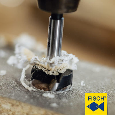 Fisch HW Forstnerbohrer - Profi Ausführung Ø 10 mm, Länge 90 mm, Schaft 10 mm, Ø 10 mm