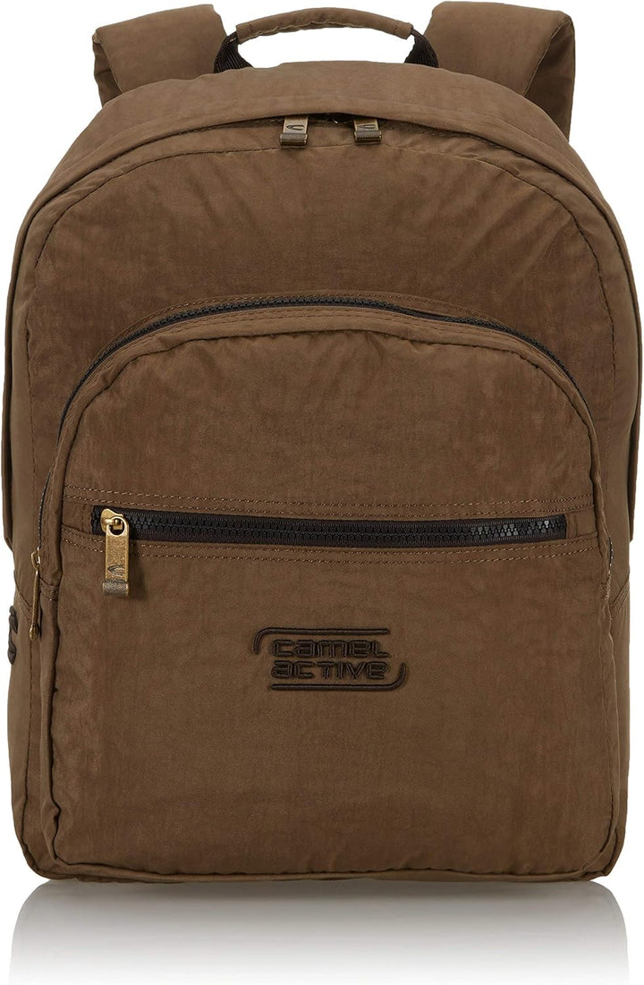 camel active Herren Journey Rucksack mit Organizerfach Sand M, Sand M