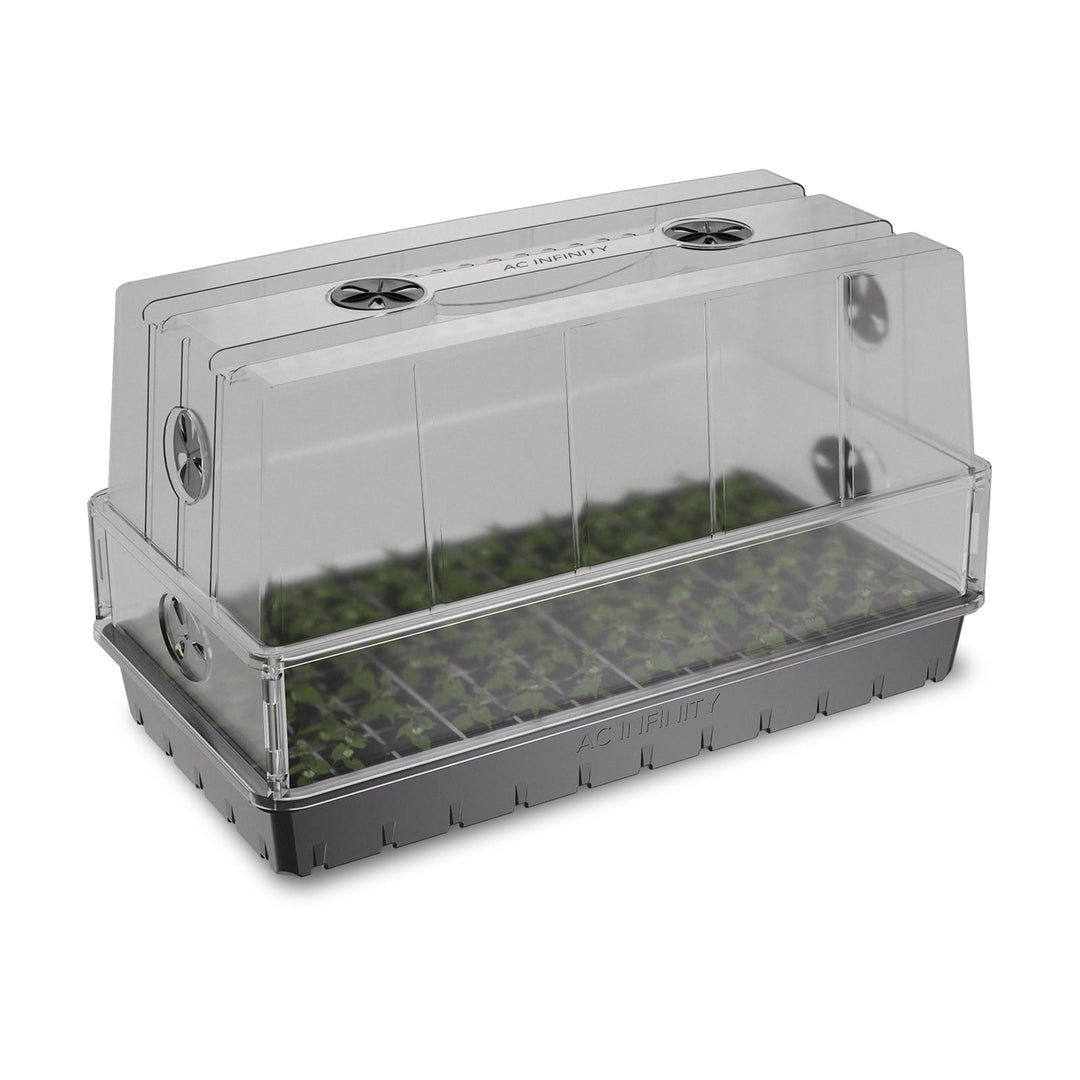 AC Infinity Feuchtigkeitskuppel, Keimset mit grosser glänzender Oberfläche, transparenter Kuppel, st