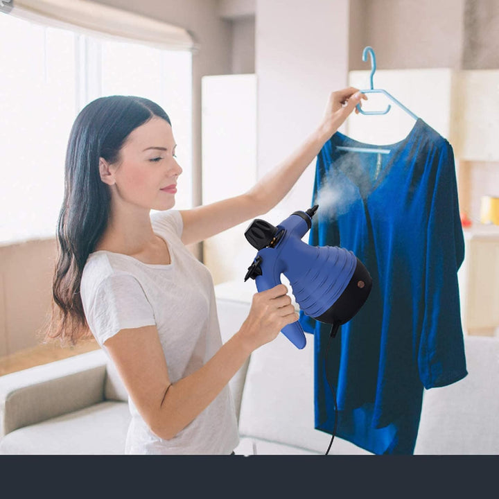 Comforday-Dampfreiniger als Handgerät mit 9 Zubehörteilen für Fleckenentfernung, Bedampfung, Teppich