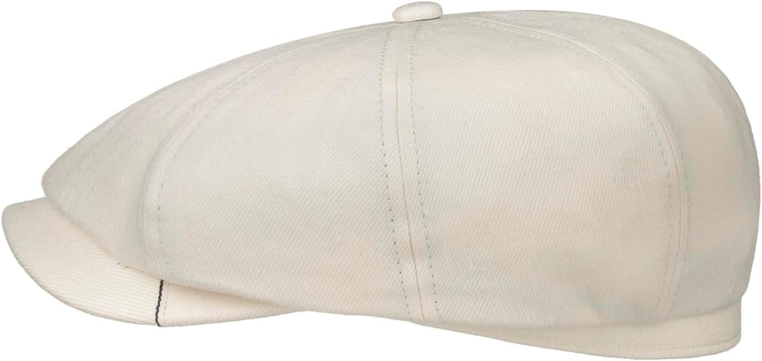 Stetson Hatteras Lightweight Flatcap - Einfarbige Mütze - Klassische Ballonmütze - Atmungsaktives Le