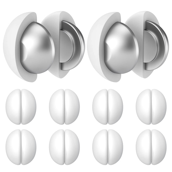 VANZAVANZU Duschvorhang Gewichte, Niemals Rost Duschvorhang Magnete, Silikonbeschichtete Magnete Tis