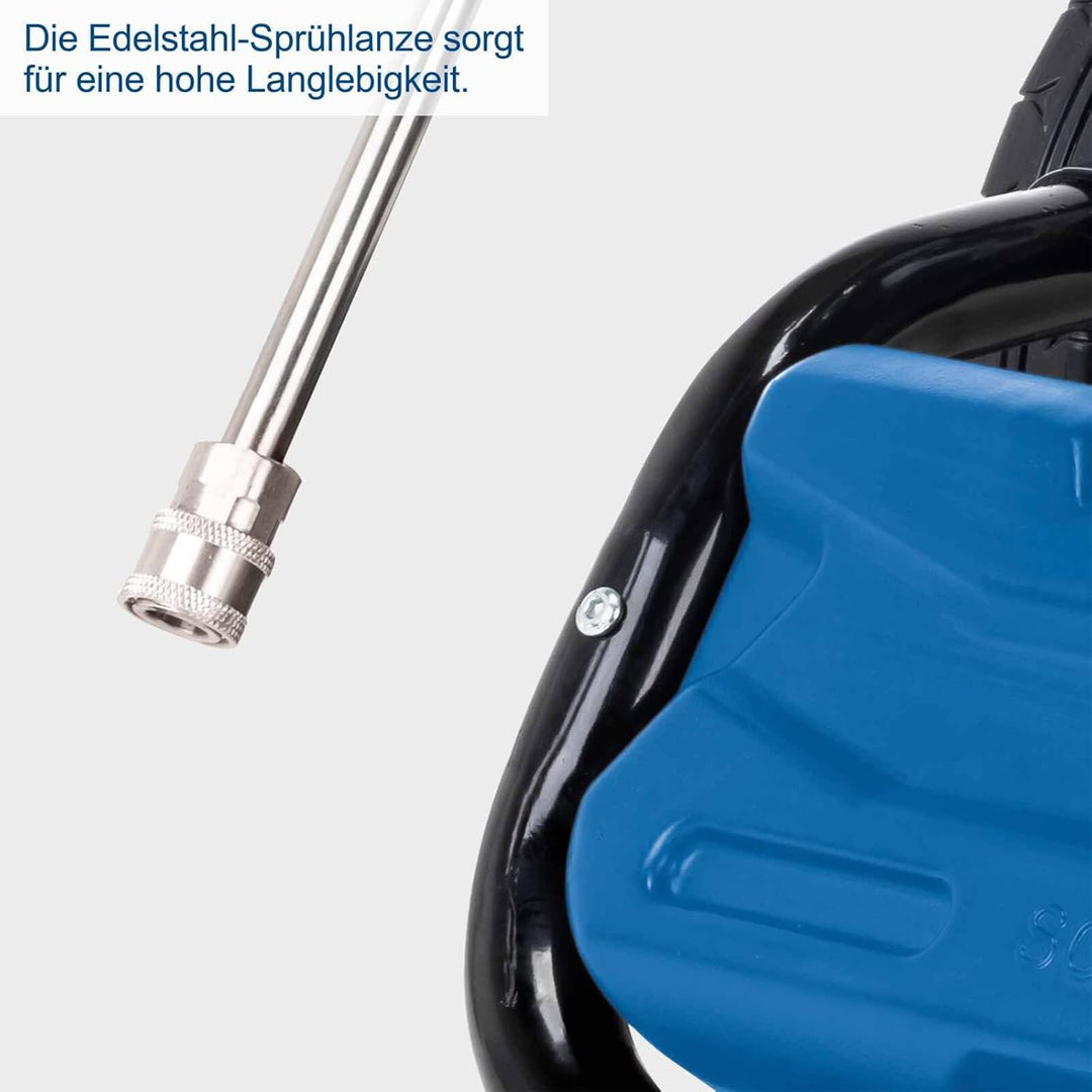 Scheppach Benzin-Hochdruckreiniger HCP5000 | 4 Düsenaufsätze, Reinigungslanze, Düsenreinigungsnadel