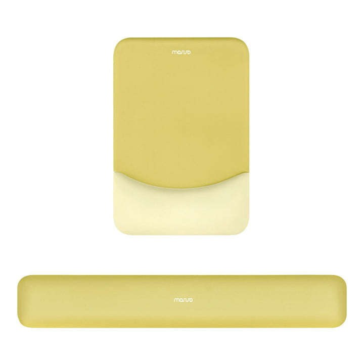 MOSISO Handballenauflage für Mauspad & Tastatur Set – Rechteckig Ergonomisches Mauspad & Handauflage