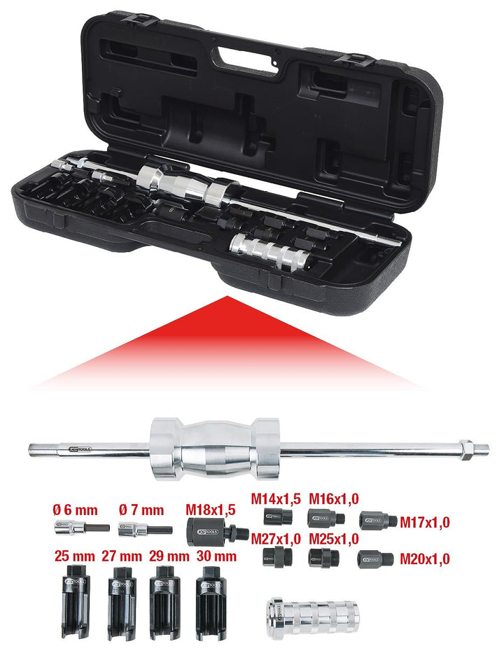 KS Tools 4042146591086 Universal Injektoren-Auszieh-Satz, 14-teilig