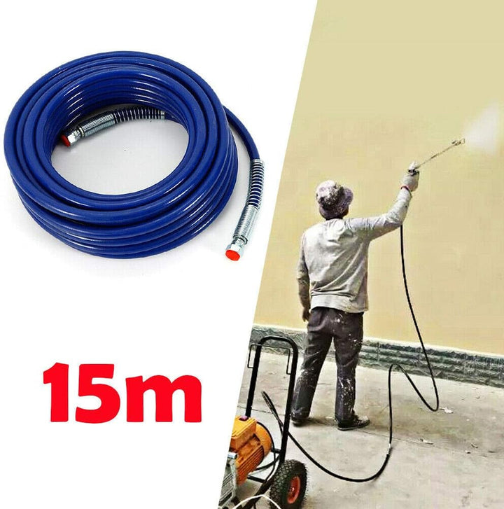 Hochdruck SprüHrohr, 15m 1/4" Airless FarbsprüH Schlauch Hochdruck Schlauch FüR Flexiblen Faserschla