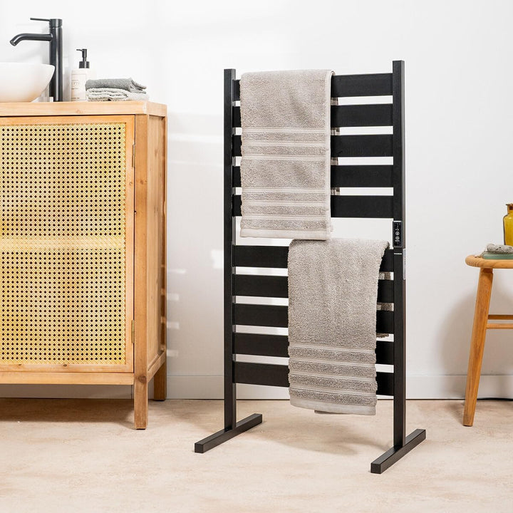 Elektrischer Handtuchwärmer als Standgerät oder zur Wandmontage Towarall InnovaGoods 10 Stangen, Sch