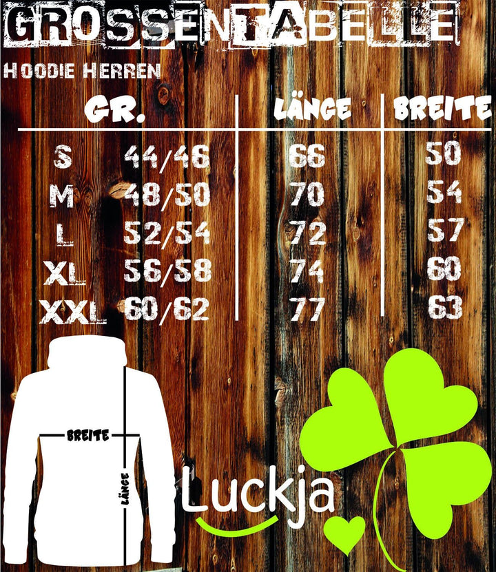Luckja Dortmund Südtribüne Herren Hoodie L Schwarz/Gelb, L Schwarz/Gelb