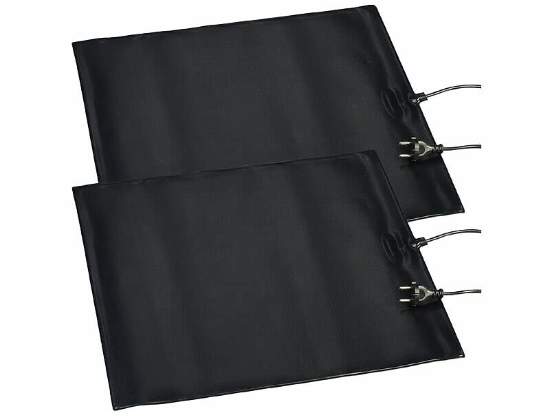 Royal Gardineer 2er-Set Heizmatten für Pflanzenanzucht & Terrarien, Grösse M, IP67, 40W