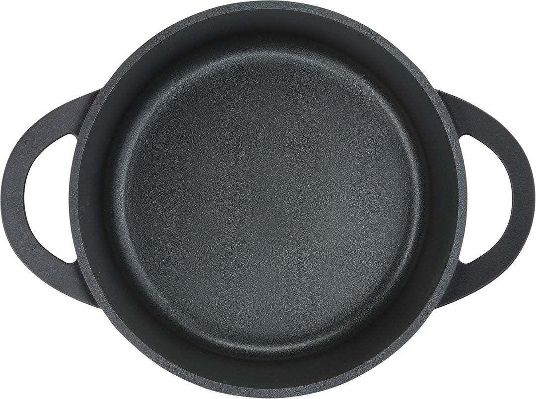 TEFAL TRATTORIA Schmortopf 24 cm, Bräter aus Alugus, antihaft beschichteter Topf, gute Wärmespeicher