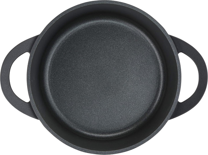 TEFAL TRATTORIA Schmortopf 24 cm, Bräter aus Alugus, antihaft beschichteter Topf, gute Wärmespeicher
