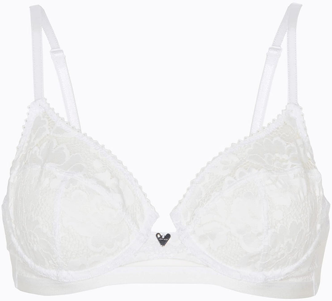 Lovable Damen Anniversary Lace Bügel BH 75B Weiss, 75B Weiss